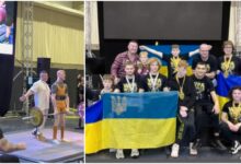 Дмитро Полович та команда спортсменів України (фото Instagram Дмитра Половича)