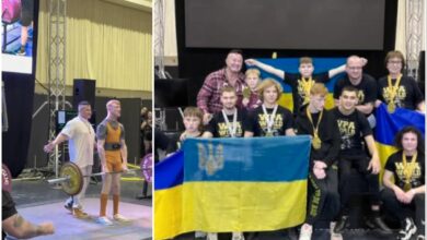 Дмитро Полович та команда спортсменів України (фото Instagram Дмитра Половича)