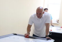 Сєнкевич в гостях на спартакіаді для пенсіонерів