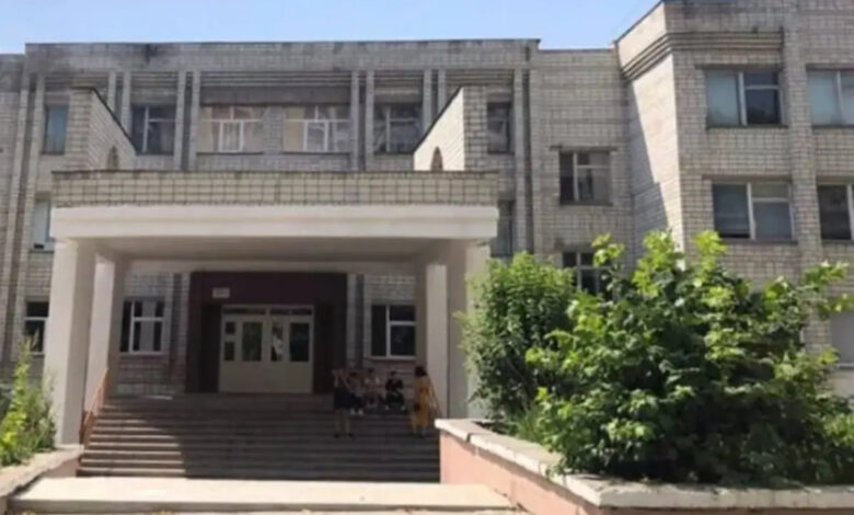 Ганок львівської школи №13, де стався інцидент зі стріляниною(фото: Lviv.media)