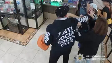 Конфлікт в магазині (фото поліція Миколаївщини)