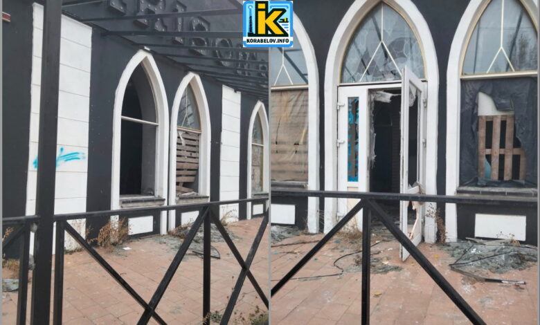 Розтрощене приміщення по вул. Айвазовського