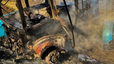 трактор підірвався на боєприпасі