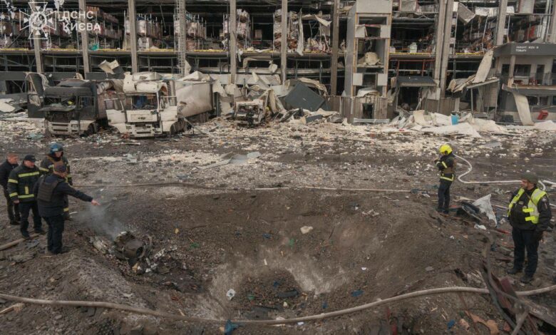 удар по Києву, ДСНС