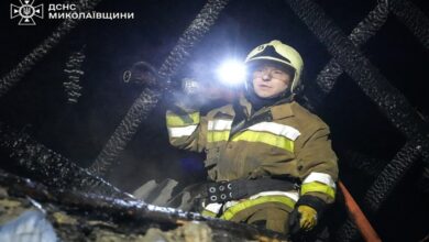 Працюють вогнеборці Корабельного