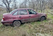 Вкрадена та знайдена автівка