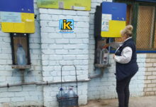 Пункт роздачі безкоштовної води в Корабельному