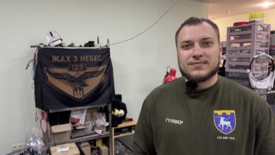 Начальник підрозділів "Жах з небес" на позивний Гулівер