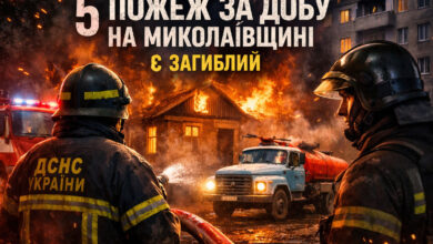 Пожежа на Миколаївщині забрала життя чоловіка