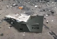 Уламки дрона "Shahed-131"/ "Герань-2". Фото з соцмереж