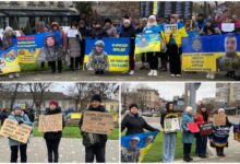 Акція-нагадування про полонених та зниклих безвісти (фото "Суспільне Миколаїв")