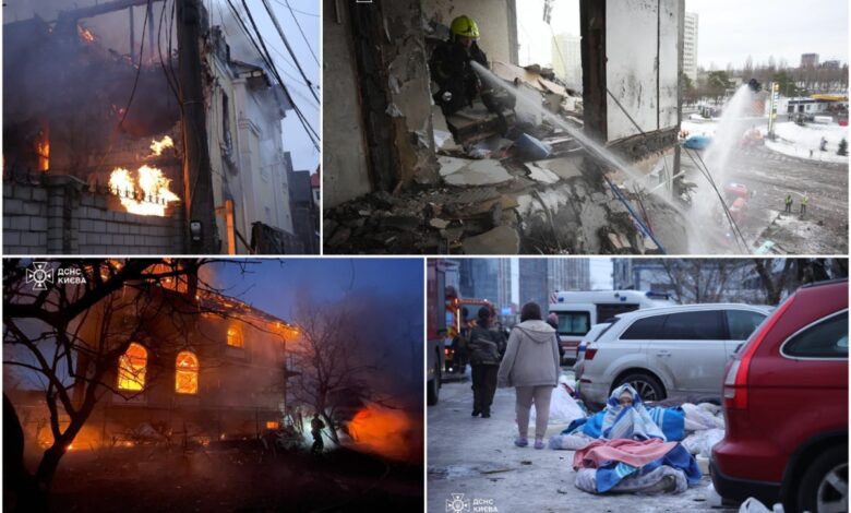 Наслідки обстрілів Києва 27.12.2025