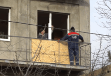 Пошкоджений будинок у Миколаєві