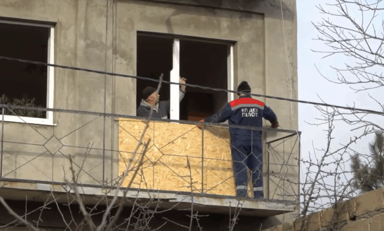 Пошкоджений будинок у Миколаєві