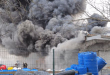 Пожежа у Снігурівці (Фото: ДСНС)