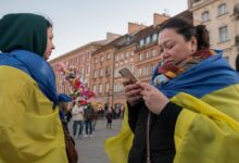 Українські біженці (Фото з відкритих джерел)