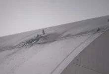 Ремонтні роботи на пошкодженому росіянами Укритті Чорнобильської АЕС