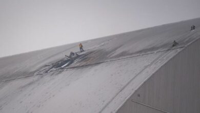 Ремонтні роботи на пошкодженому росіянами Укритті Чорнобильської АЕС