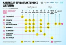 Оновлений календар щеплень