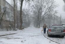 У Корабельному районі сніжить