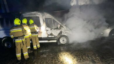 Підпалене авто