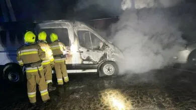 Підпалене авто