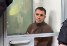 Євгеній Величко у залі суду (фото Суспільне Кропивницький)