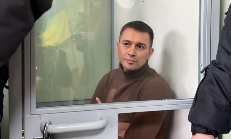 Євгеній Величко у залі суду (фото Суспільне Кропивницький)