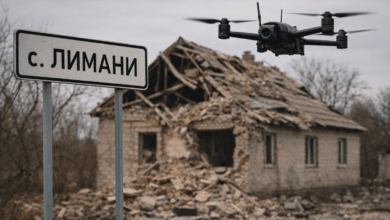 Обстріл у с.Лимани (ілюстрація ШІ)