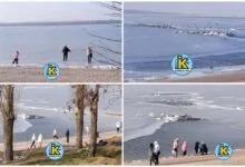 лід на річці