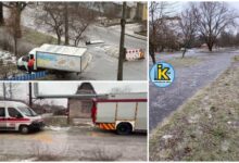 Слизькі дороги - небезпека для мешканців