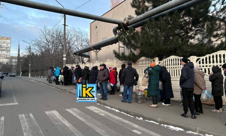 черги за водою в Корабельному