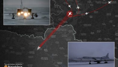 Інфографіка ударів 23-24 січня та стратегічні літаки Ту-22М3 (фото Tracking)