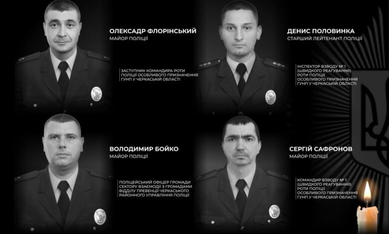 загиблі правоохоронці