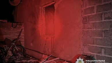 Пошкодждений російським дроном приватний будинок