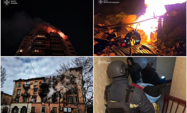 Київщина, Дніпропетрощина, Херсонщина, Сумщина. 3 лютого 2026 року.