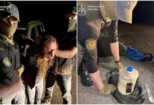 Затримана терористка та саморобний вибуховий пристрій