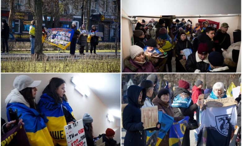 В Миколаєві акція-нагадування за полонених пройшла під обстрілами