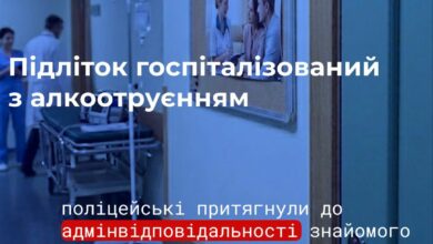 Алкоотруєння підлітка - відповідальність для знайомого