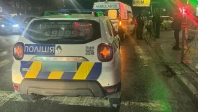 ДТП: поліція охорони збила дитину в Корабельному районі Миколаєва (фото ГУ НП)