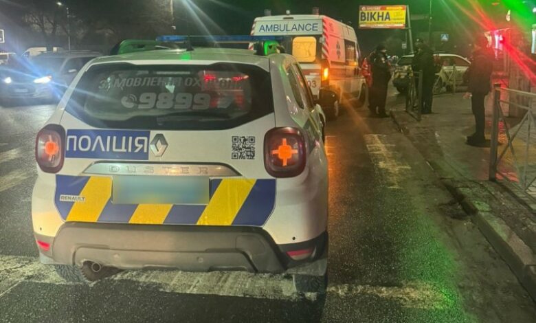 ДТП: поліція охорони збила дитину в Корабельному районі Миколаєва (фото ГУ НП)