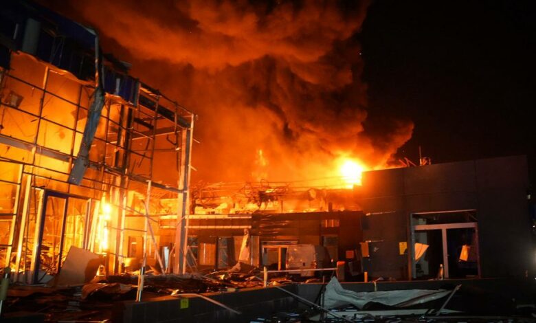 Пожежа на Одещині через ворожий "прильот"