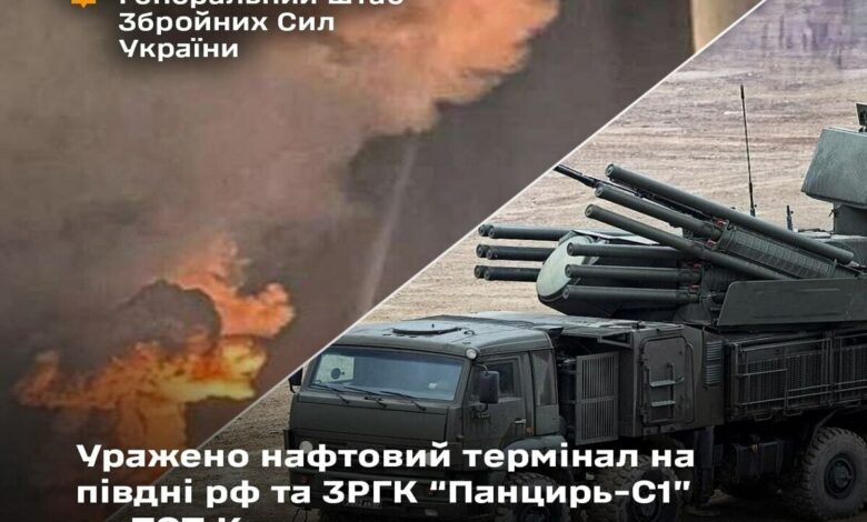 уражено нафтовий термінал
