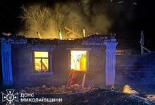 Наслідки російської атаки на Миколаїв 17-18 лютого 2026 року.