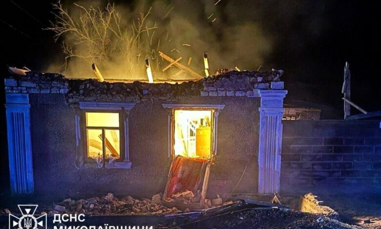 Наслідки російської атаки на Миколаїв 17-18 лютого 2026 року.