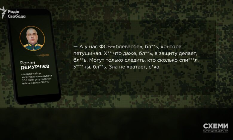 переписки генерал-майора рф Демурчієва про катування військових