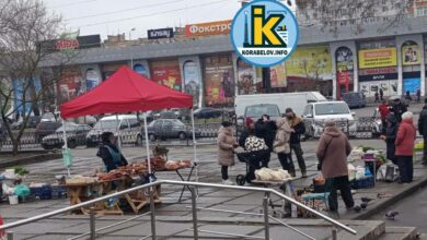 Вулична торгівля в Корабельному районі Миколаєва