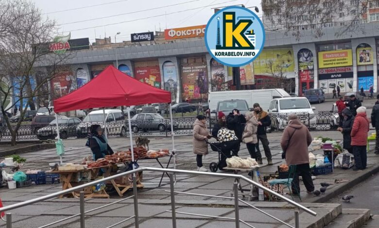 Вулична торгівля в Корабельному районі Миколаєва