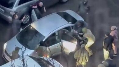 Скріншот з відеозапису очевидців події