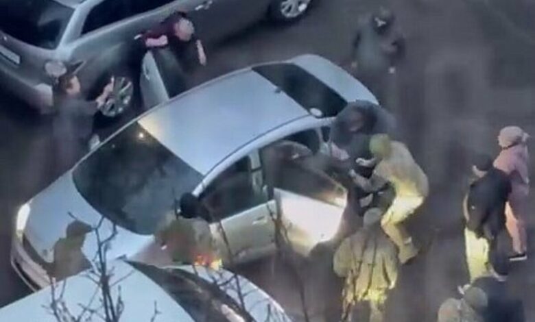 Скріншот з відеозапису очевидців події